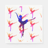 Serviette En Papier Danseur de ballet (Devant)