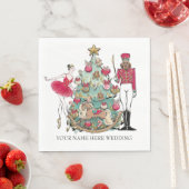 Serviette En Papier Danseur de ballet de craquelette d'aquarelle (En situation)