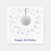 Serviette En Papier Danseur de boule Disco (Devant)