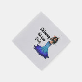 Serviette En Papier Danseur du ventre (Coin)