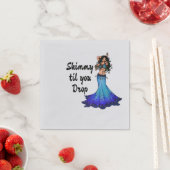 Serviette En Papier Danseur du ventre (En situation)