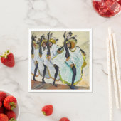 Serviette En Papier Danseurs canadiens (En situation)