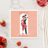 Serviette En Papier Danseurs de tango Thunder_Cove (En situation)