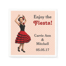 Danseuse de flamenco mignonne (personnalisée)