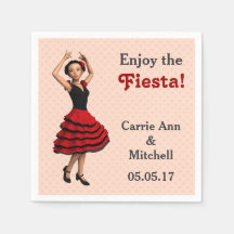 Danseuse de flamenco mignonne (personnalisée)