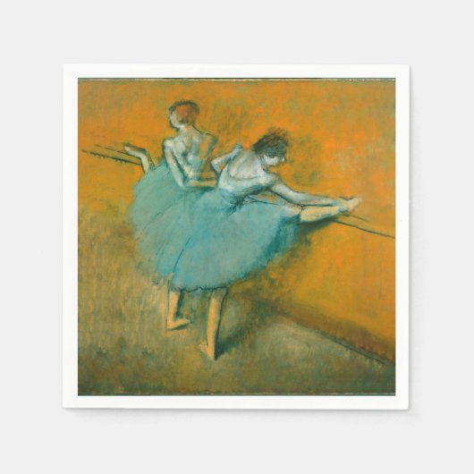 Serviette En Papier Danseuses au Bar Ballet (Devant)
