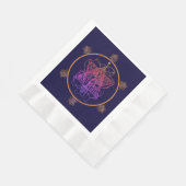 Serviette En Papier Dark Berry Rainbow Jewish Star (Coin)