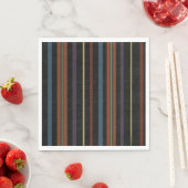 Serviette En Papier Dark Stripes (En situation)