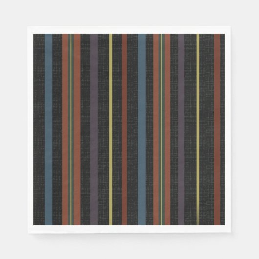 Serviette En Papier Dark Stripes (Devant)