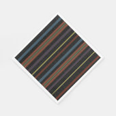 Serviette En Papier Dark Stripes (Coin)