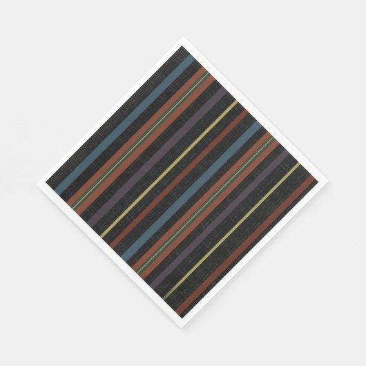 Serviette En Papier Dark Stripes (Coin)