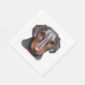 Serviette En Papier Darling Dachshund (Coin)