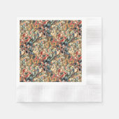 Serviette en papier d'art abstrait (Devant)