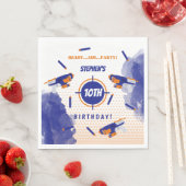 Serviette En Papier Dart Gun Bataille War Boys Anniversaire (En situation)