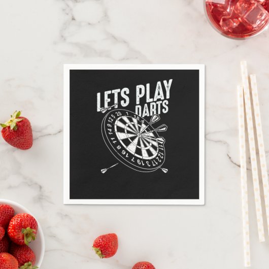Serviette En Papier Dart Thrower Darts Thrower Jeu de Pub (En situation)