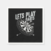 Serviette En Papier Dart Thrower Darts Thrower Jeu de Pub (Devant)