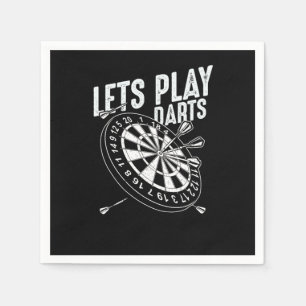 Serviette En Papier Dart Thrower Darts Thrower Jeu de Pub