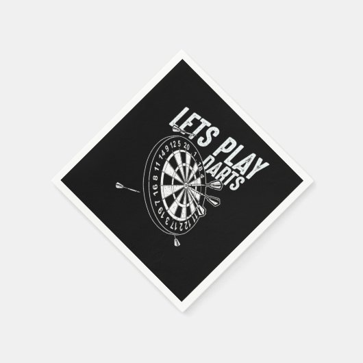 Serviette En Papier Dart Thrower Darts Thrower Jeu de Pub (Coin)