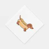 Serviette En Papier Daschund (Coin)