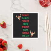 Serviette En Papier Dasher Dancer (En situation)