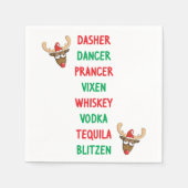 Serviette En Papier Dasher Dancer (Devant)