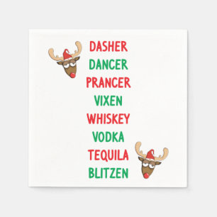 Serviette En Papier Dasher Dancer