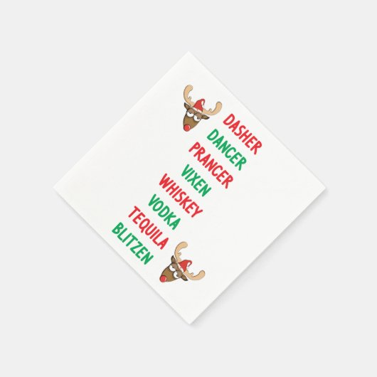 Serviette En Papier Dasher Dancer (Coin)