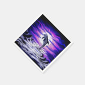 Serviette En Papier Dauphin clair de lune (Coin)