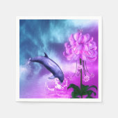 Serviette En Papier Dauphin d'Imaginaire (Devant)