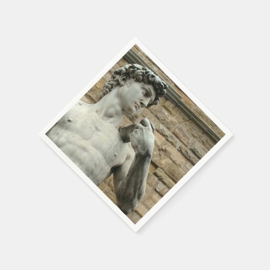 Serviette En Papier David 1 de Michel-Ange (Coin)