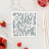 Serviette En Papier Daylilies (En situation)