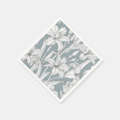 Serviette En Papier Daylilies (Coin)