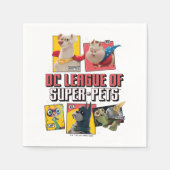 Serviette En Papier DC League of Super-Pets Character Panels (Devant)