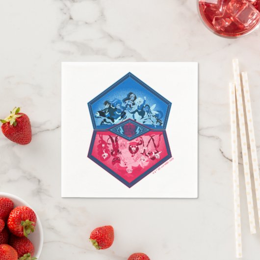 Serviette En Papier DC Super Hero Girls Teamwork Bataille (En situation)