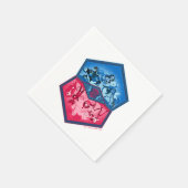 Serviette En Papier DC Super Hero Girls Teamwork Bataille (Coin)