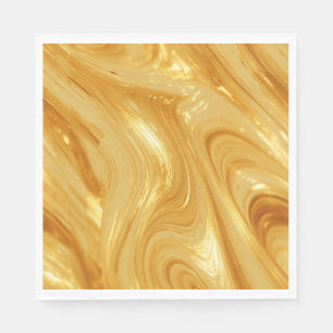 Serviette En Papier De couleur or, scintillement or, 