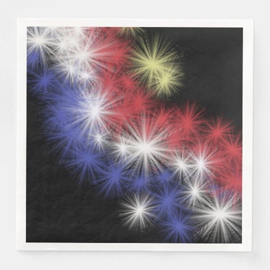 Serviette en papier de feux d'artifice de Moe (Devant)