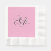 Serviette en papier de fleuriste Claudia Alves (Devant)