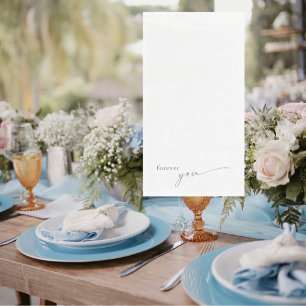 Serviette en papier de mariage Texte générique Or 