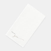 Serviette en papier de mariage Texte générique Or  (Coin)