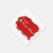 Serviette En Papier De Santa Claus Cadeau Design de balise (Coin)
