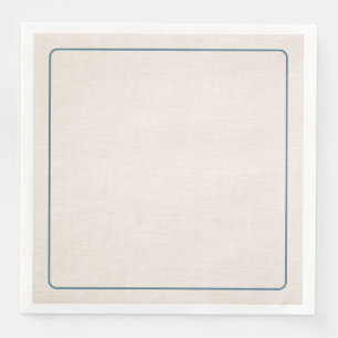 Serviette en papier de style lin pour Seder de Pâq