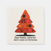 Serviette En Papier 🎄 Dear Santa… We Have a Deal! 🍪✨ (Devant)