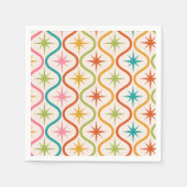 Serviette En Papier Début Atomique Du Milieu Du Siècle Sur Formes D'Og (Devant)