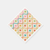 Serviette En Papier Début Atomique Du Milieu Du Siècle Sur Formes D'Og (Coin)