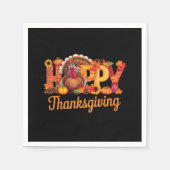 Serviette En Papier Déchets de bon thanksgiving Automne (Devant)