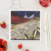 Serviette En Papier Déclaration d'indépendance (En situation)