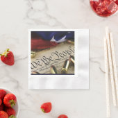 Serviette En Papier Déclaration d'indépendance (En situation)