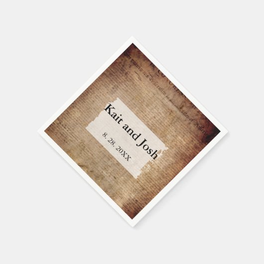 Serviette En Papier Déclaration d'indépendance 📜 Historique 1776 (Coin)