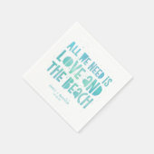 Serviette En Papier Décontracté Tout ce dont nous avons besoin est Lov (Coin)